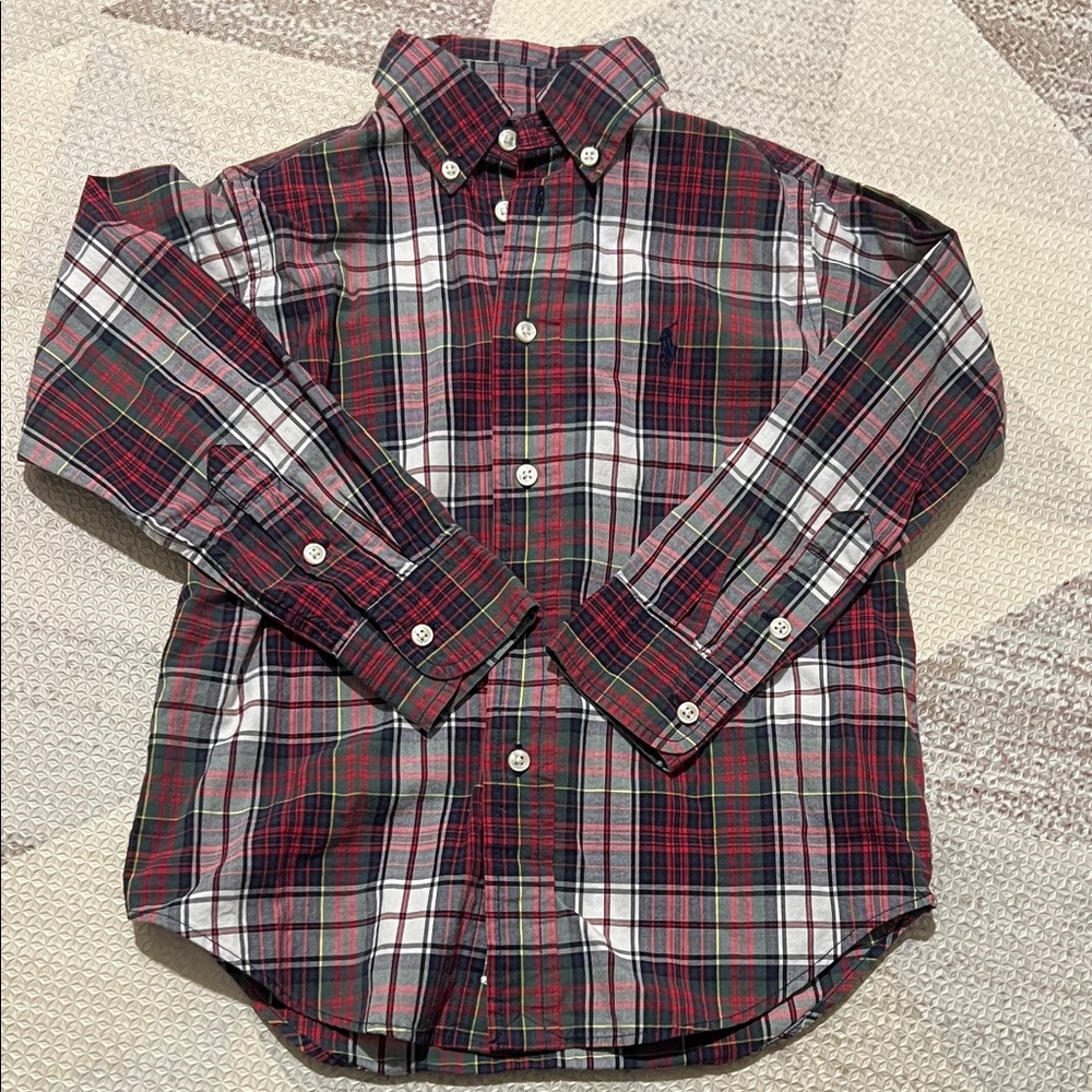 Ralph Lauren Kids Shirt - Red and Green